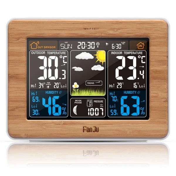 other clocks & accessories fanju digital alarm clock temperature humidity sensor barometer forecast weather station table
other clocks & accessories fanju digital alarm clock temperature humidity sensor barometer forecast weather station table
