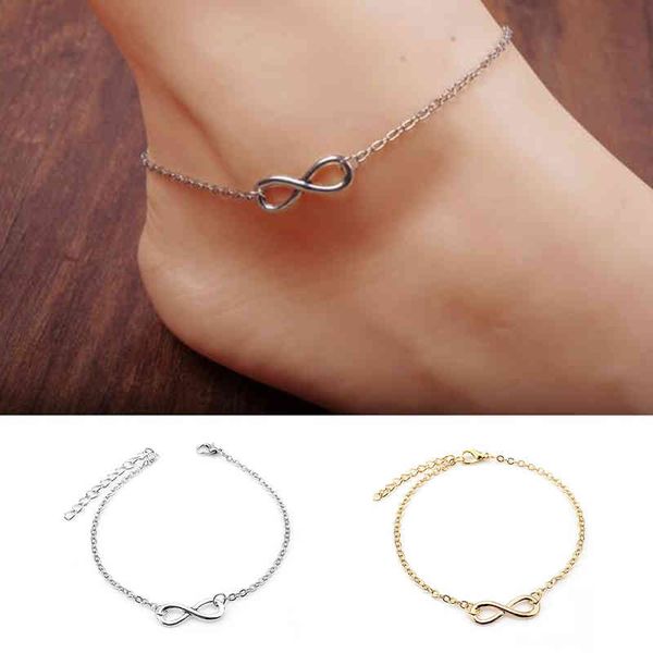 sandal beach feet jewelry women silver plated 8 shape pendant double chain anklet punk rock infinity charm ankle bracelet simple, Red;blue
sandal beach feet jewelry women silver plated 8 shape pendant double chain anklet punk rock infinity charm ankle bracelet simple, Red;blue