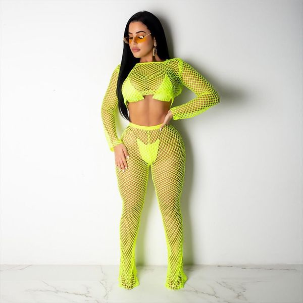 neon outfits 2 womens tracksuits two piece sets summer mesh club wear long sleeve hollow out crop fishnet, Gray
neon outfits 2 womens tracksuits two piece sets summer mesh club wear long sleeve hollow out crop fishnet, Gray