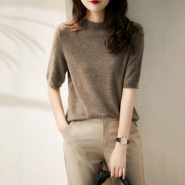 women's t-shirt 2021 summer t shirt women elasticity oversized woman clothes female short sleeve tube knit canale, White
women's t-shirt 2021 summer t shirt women elasticity oversized woman clothes female short sleeve tube knit canale, White