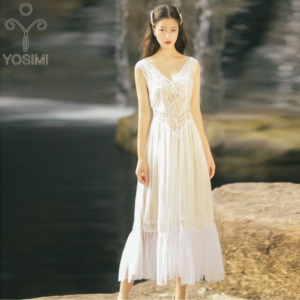 yosimi lace patchwork chiffon white long women dress ankle-length summer v-nek hollow backless evening party vestido 210604, Black;gray
yosimi lace patchwork chiffon white long women dress ankle-length summer v-nek hollow backless evening party vestido 210604, Black;gray