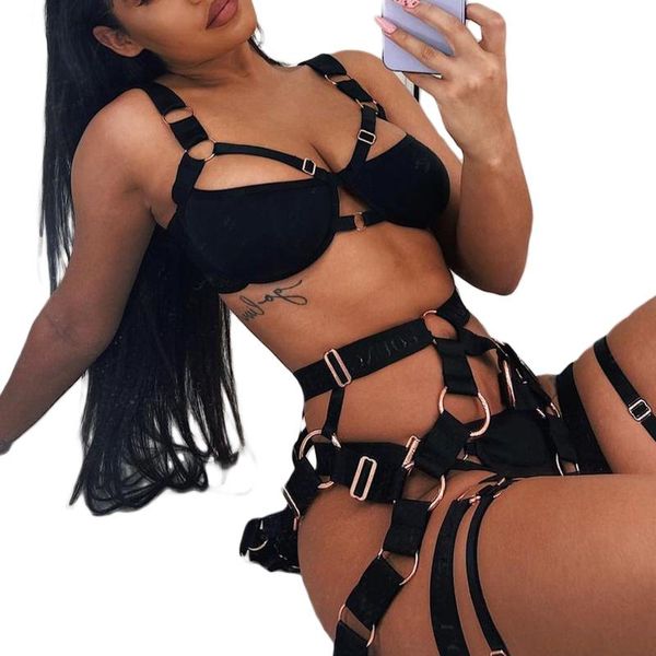 bras sets women's mesh solid color hollow out perspective underwear underwire gather bra thong garter belt erotic lingerie, Red;black
bras sets women's mesh solid color hollow out perspective underwear underwire gather bra thong garter belt erotic lingerie, Red;black