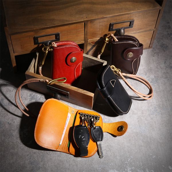 key packet 2021 men's and women's leather key bag with card position, Red;blue
key packet 2021 men's and women's leather key bag with card position, Red;blue
