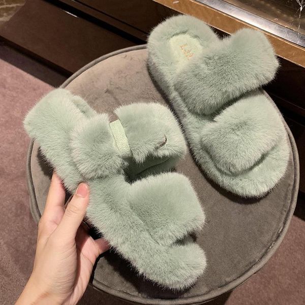 slippers women's fur winter 2021 plush fluffy home women cozy soft warm furry indoor house shoes platform flip flops, Black
slippers women's fur winter 2021 plush fluffy home women cozy soft warm furry indoor house shoes platform flip flops, Black
