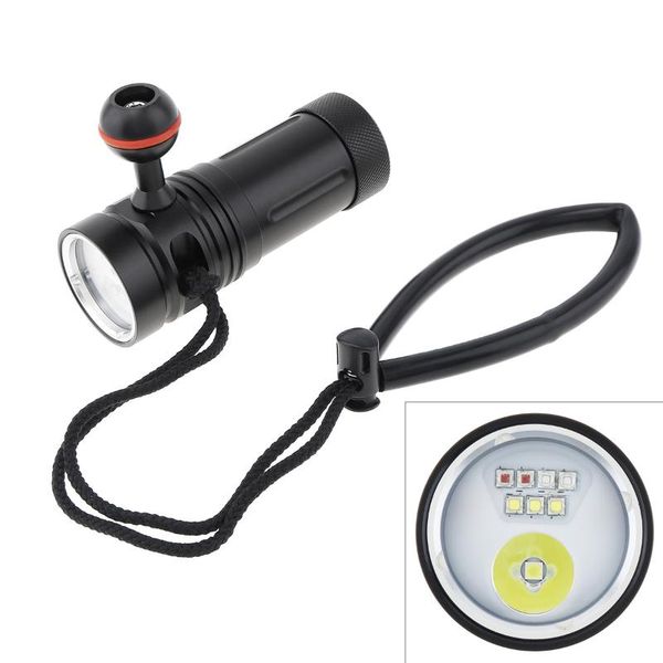 waterproof ipx8 diving multiple gear dimming red blue led fill light underwater 100m camping flashlights torches
waterproof ipx8 diving multiple gear dimming red blue led fill light underwater 100m camping flashlights torches