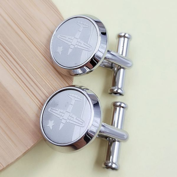 arrived jewelry stainless steel airplane cufflink for mens, Silver
arrived jewelry stainless steel airplane cufflink for mens, Silver