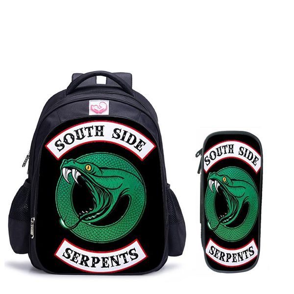 backpack 16 inch riverdale south side serpents school bag for kids boys girls children sets pencil toddler schoolbag
backpack 16 inch riverdale south side serpents school bag for kids boys girls children sets pencil toddler schoolbag