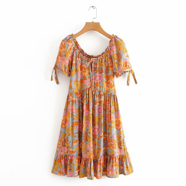 casual dresses women summer floral print bohemian beach short new drawstring spring sleeve boho holiday seaside mini 1g6d, Black;gray
casual dresses women summer floral print bohemian beach short new drawstring spring sleeve boho holiday seaside mini 1g6d, Black;gray
