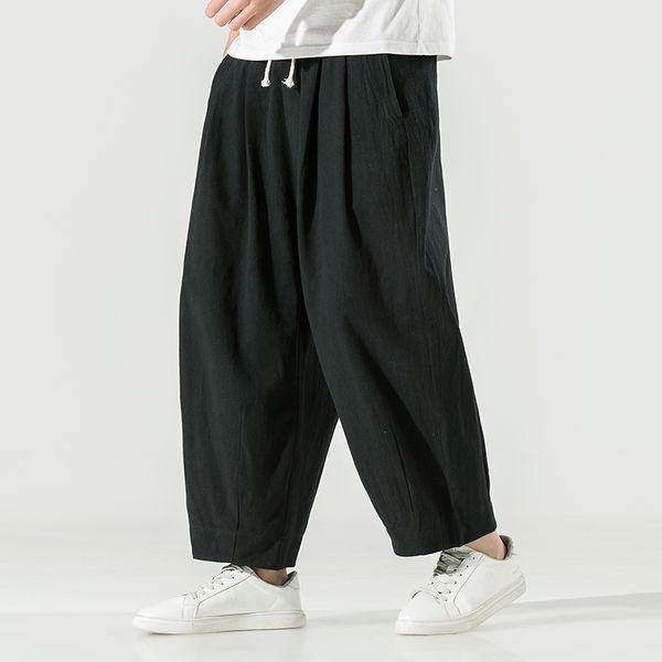 m-5xl mens cotton linen drawstring pants elastic waist casual streetwear wide leg pants plain color casual trousers man xxxxxl, Black
m-5xl mens cotton linen drawstring pants elastic waist casual streetwear wide leg pants plain color casual trousers man xxxxxl, Black