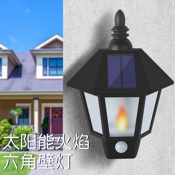 outdoor wall lamps solar lamp lighting human body induction flame half hexagon side garden
outdoor wall lamps solar lamp lighting human body induction flame half hexagon side garden