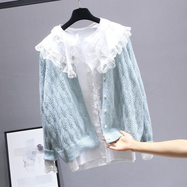 women's sweaters solid-colored shirt two-piece vest spring and autumn fashion foreign style knitted or crocheted suit tfor, White;black
women's sweaters solid-colored shirt two-piece vest spring and autumn fashion foreign style knitted or crocheted suit tfor, White;black