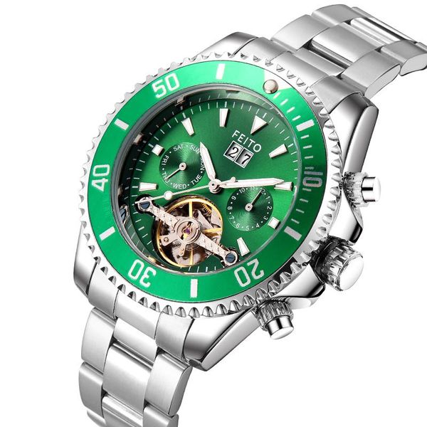 wristwatches feito men mechanical wristwatch luxury ceramic bezel automatic watch luminous sapphire glass for relogio masculino, Slivery;brown
wristwatches feito men mechanical wristwatch luxury ceramic bezel automatic watch luminous sapphire glass for relogio masculino, Slivery;brown