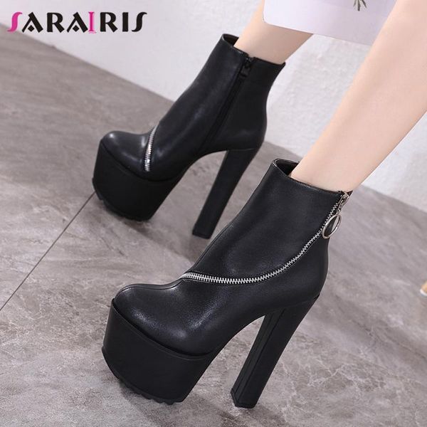 boots sarairis fashion ladies autumn party high platform women round toe thick heels zip shoes woman, Black
boots sarairis fashion ladies autumn party high platform women round toe thick heels zip shoes woman, Black