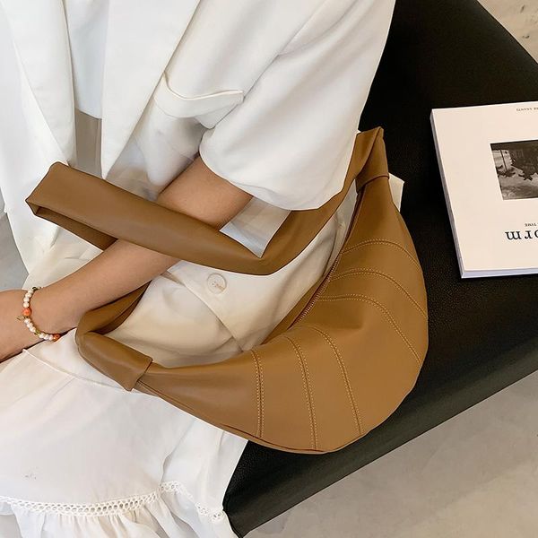evening bags summer soft large capacity half-moon splicing pu leather crossbody shoulder bag for women trendy handbag luxury tote
evening bags summer soft large capacity half-moon splicing pu leather crossbody shoulder bag for women trendy handbag luxury tote