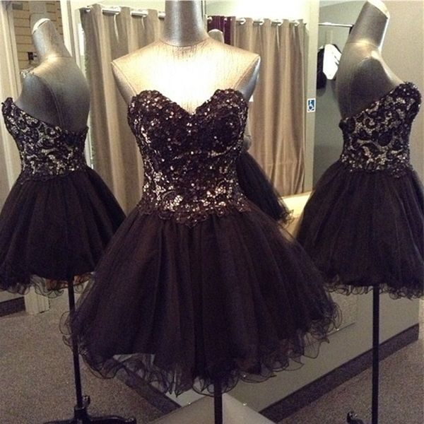 sparkly black evening dress sleeveless elegant appliqued bride dresses ball gown satin lace, Black;red
sparkly black evening dress sleeveless elegant appliqued bride dresses ball gown satin lace, Black;red