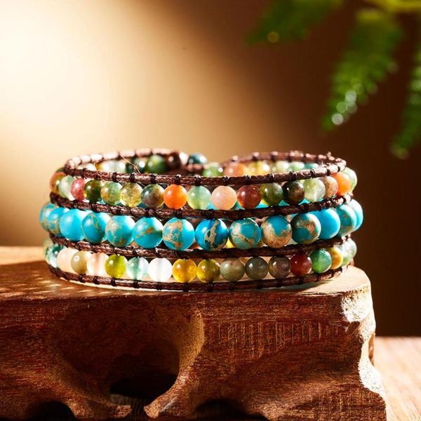 charm bracelets unique women leather wrap weaving stone fashion handmade bohemian cuff wrist bracelet jewelry gifts wholesale, Golden;silver
charm bracelets unique women leather wrap weaving stone fashion handmade bohemian cuff wrist bracelet jewelry gifts wholesale, Golden;silver