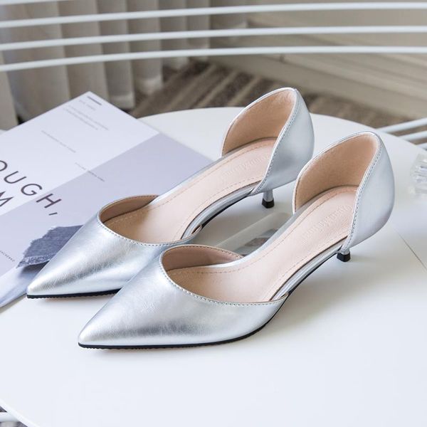 dress shoes fashion women high pump pointed toe genuine leather meda heels 3-5cm shallow slip-on party solid color woman, Black
dress shoes fashion women high pump pointed toe genuine leather meda heels 3-5cm shallow slip-on party solid color woman, Black