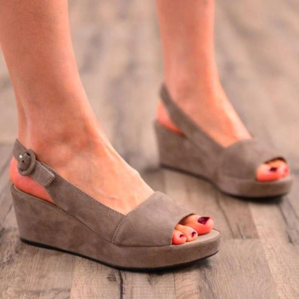 sandals women peep toe wedges ladies platform suede buckle strap casual female shoes comfort summer 2021 plus size woman, Black
sandals women peep toe wedges ladies platform suede buckle strap casual female shoes comfort summer 2021 plus size woman, Black