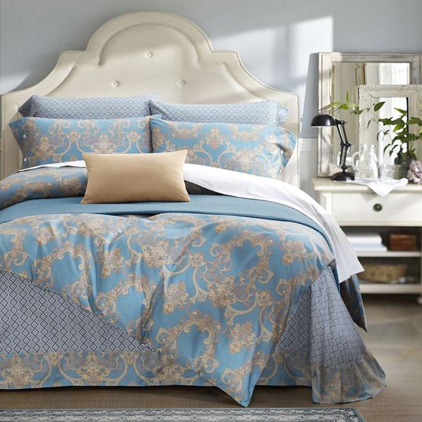 bedding sets and summer product simple all cotton four piece european model room pure bed sheet quilt cover 1.8m
bedding sets and summer product simple all cotton four piece european model room pure bed sheet quilt cover 1.8m