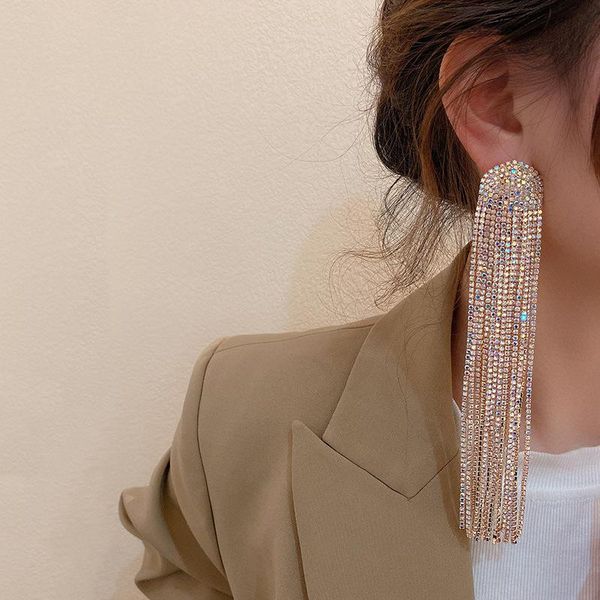 south korea \tassel earrings fashion star same eardrop jewelry for woman 2021 trend exaggerated dangle & chandelier, Silver
south korea \tassel earrings fashion star same eardrop jewelry for woman 2021 trend exaggerated dangle & chandelier, Silver