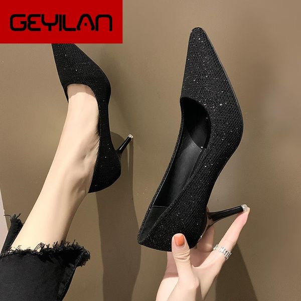dress shoes women pointed toe pumps female rhinestones high heels ladies star style color wedding crystal clear woman sandals, Black
dress shoes women pointed toe pumps female rhinestones high heels ladies star style color wedding crystal clear woman sandals, Black