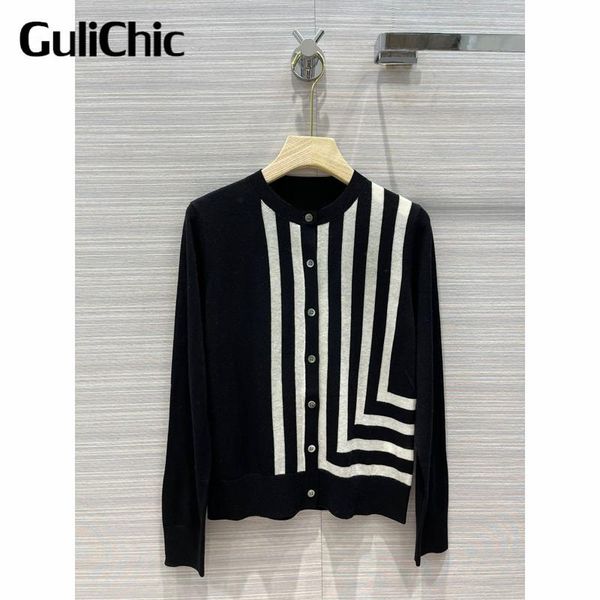 women's knits & tees 6.17 high end quality wool silk knitted cardigan women elegant fashion contrast color striped soft comfortable kni, White
women's knits & tees 6.17 high end quality wool silk knitted cardigan women elegant fashion contrast color striped soft comfortable kni, White