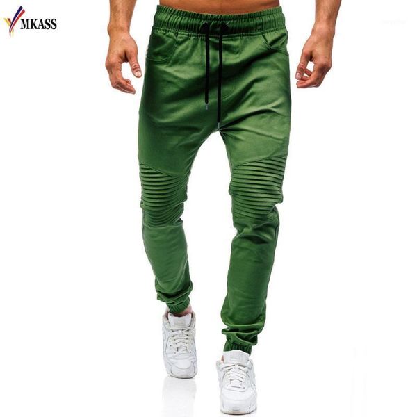 selling large men's solid color pleated pants lanyard belt harun casual leggings, Black
selling large men's solid color pleated pants lanyard belt harun casual leggings, Black