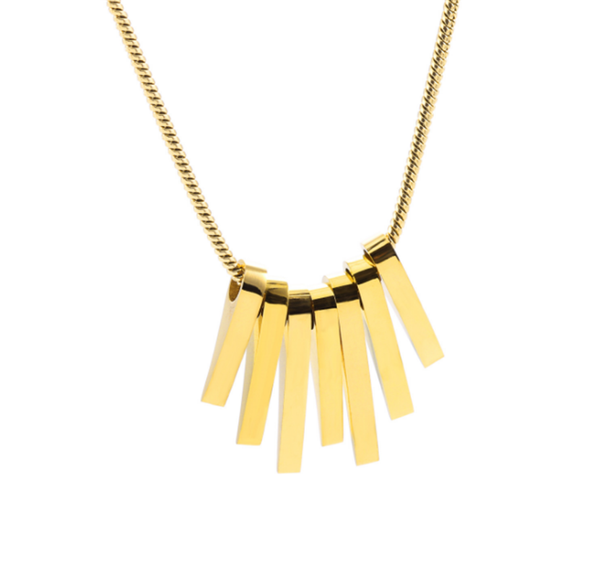 pendant necklaces 316l a string of tassel snake bone chian titanium steel necklace female all-match does not fade good luck, Silver
pendant necklaces 316l a string of tassel snake bone chian titanium steel necklace female all-match does not fade good luck, Silver