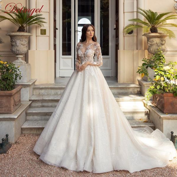 other wedding dresses detmgel luxurious sweetheart neck a line handmade champagne dress 2021 lace beaded appliques chapel train bridal, White
other wedding dresses detmgel luxurious sweetheart neck a line handmade champagne dress 2021 lace beaded appliques chapel train bridal, White