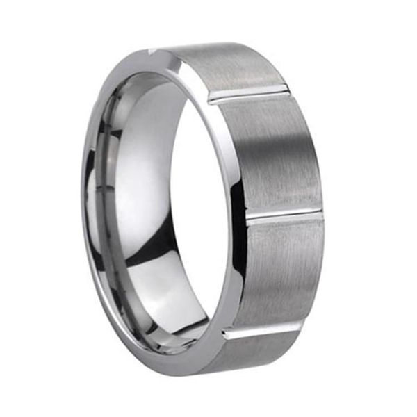 wedding rings brand stylish 8mm men's ring stainless steel jewelry cross-cut stripe fashion accessories, Slivery;golden
wedding rings brand stylish 8mm men's ring stainless steel jewelry cross-cut stripe fashion accessories, Slivery;golden