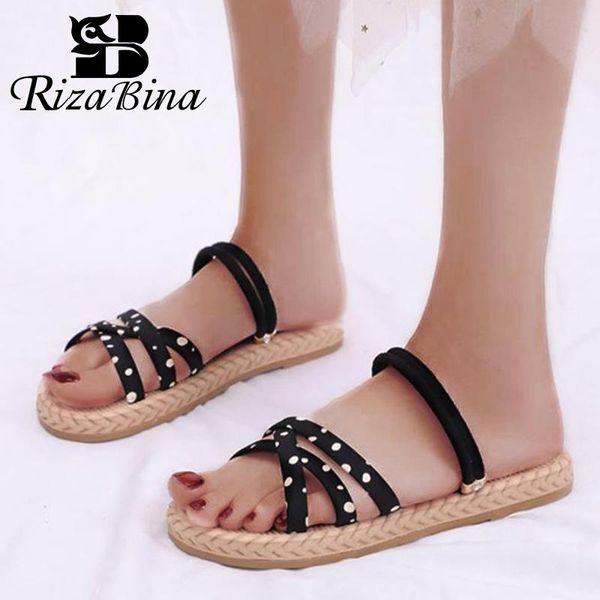 slippers rizabina women flats summer fashion shoes woman casual daily beach outdoor lady stay home house footwear size 35-40, Black
slippers rizabina women flats summer fashion shoes woman casual daily beach outdoor lady stay home house footwear size 35-40, Black