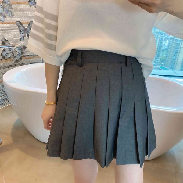 tb pleated spring and autumn winter high waist women's summer a-line slim college style short skirt pants western dressing, Black
tb pleated spring and autumn winter high waist women's summer a-line slim college style short skirt pants western dressing, Black