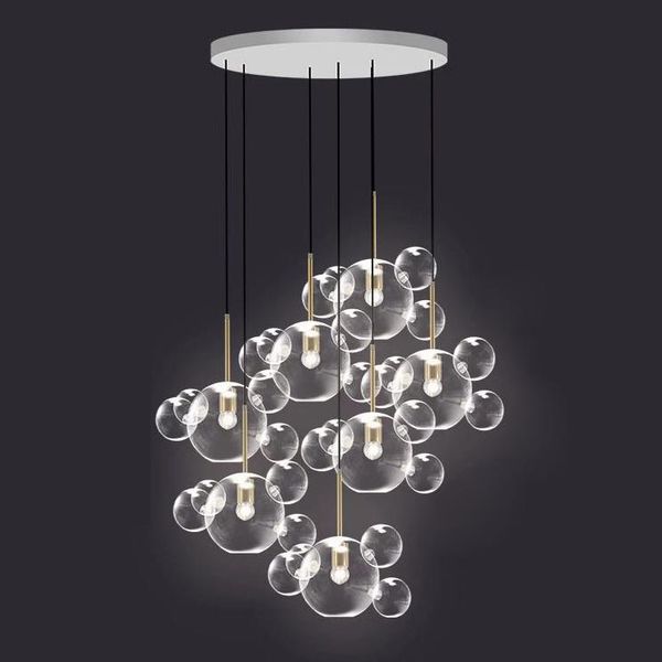 postmodern glass bubbles gold silver designer chandelier lighting. lustre suspension luminaire lampen for dinning room chandeliers
postmodern glass bubbles gold silver designer chandelier lighting. lustre suspension luminaire lampen for dinning room chandeliers