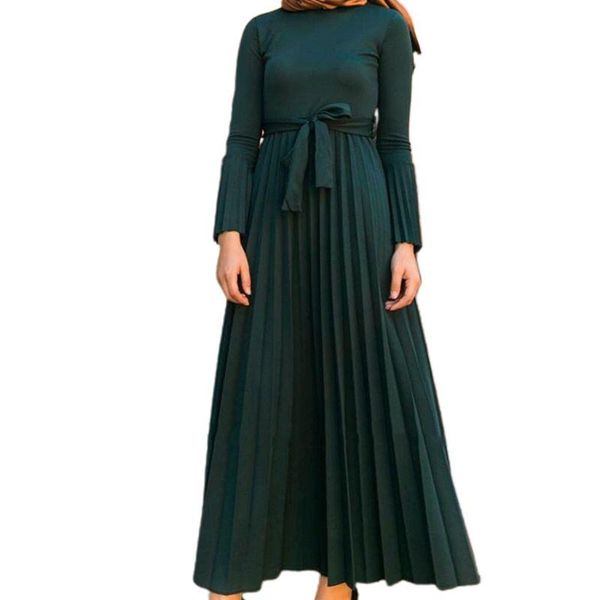 ethnic clothing muslim women maxi dress, solid ruffles belted waist kaftan long dresses evening party gown, Red
ethnic clothing muslim women maxi dress, solid ruffles belted waist kaftan long dresses evening party gown, Red