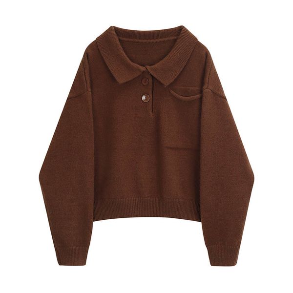 women's sweaters gola polo feminina blusas outono inverno s coreano magro pulôver camisola de malha jumper bolso sólido manga longa rvz, White;black
women's sweaters gola polo feminina blusas outono inverno s coreano magro pulôver camisola de malha jumper bolso sólido manga longa rvz, White;black