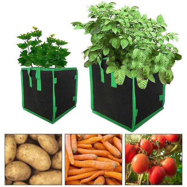 planters & pots jushfo non-woven 3/5/7/10 gallon fabric grow bags square planting bag breathable root pouch container plant with handles gar
planters & pots jushfo non-woven 3/5/7/10 gallon fabric grow bags square planting bag breathable root pouch container plant with handles gar