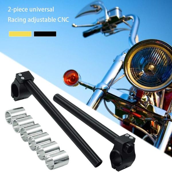 handlebars 2pcs universal racing adjustable cnc 26mm 30mm 31mm clip on ons fork handle bar for cafe racer motorcycle accessories
handlebars 2pcs universal racing adjustable cnc 26mm 30mm 31mm clip on ons fork handle bar for cafe racer motorcycle accessories