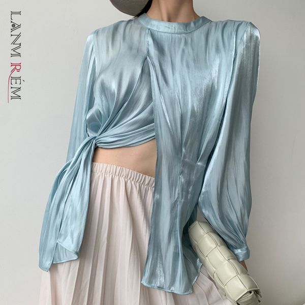 spring summer blouse for women three-dimensional pleated irregular split and knotted shirt female fashion 2d1305 210507, White
spring summer blouse for women three-dimensional pleated irregular split and knotted shirt female fashion 2d1305 210507, White