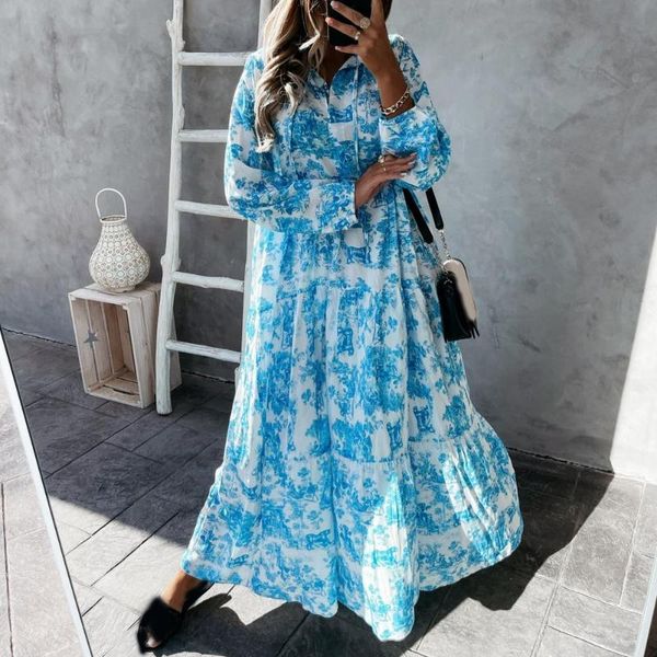 casual dresses flower print loose dress 2021 summer fashion lace-up drawstring v neck long women elegant sleeve party xxl, Black;gray
casual dresses flower print loose dress 2021 summer fashion lace-up drawstring v neck long women elegant sleeve party xxl, Black;gray