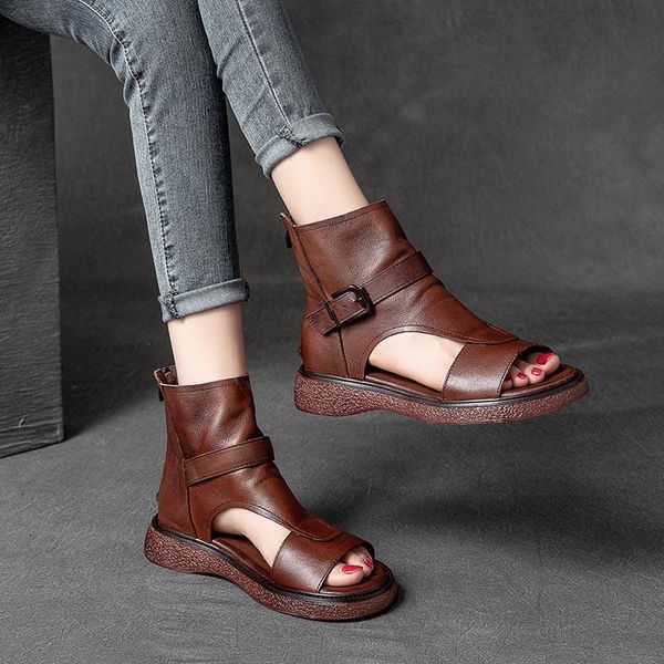 sandals 2021 summer retro hand-painted high-roman women thick-soled open-toed women's cool boots, Black
sandals 2021 summer retro hand-painted high-roman women thick-soled open-toed women's cool boots, Black