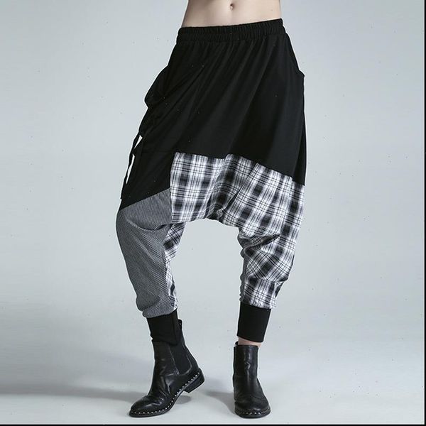 womens pants women elastic waist baggy low crotch trousers plaid striped long hip hop casual loose harem joggers plus size, Black;white
womens pants women elastic waist baggy low crotch trousers plaid striped long hip hop casual loose harem joggers plus size, Black;white