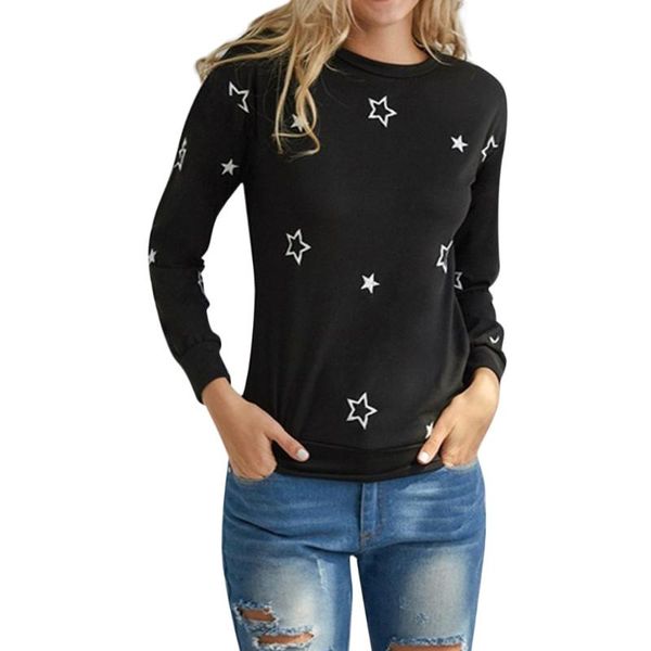 women's sweaters fashion slim sweater autumn and winter round neck print casual long sleeve pullover 2021 chandail, White;black
women's sweaters fashion slim sweater autumn and winter round neck print casual long sleeve pullover 2021 chandail, White;black