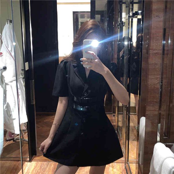 llzacoosh temperament ol black women summer notched single-breasted short sleeve office slim mini blazer dresses 210514, Black;gray
llzacoosh temperament ol black women summer notched single-breasted short sleeve office slim mini blazer dresses 210514, Black;gray