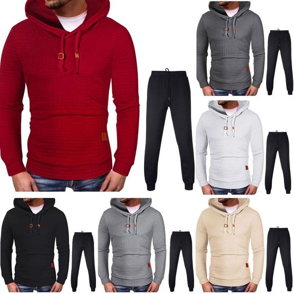 men's tracksuits 2 pieces sporting male fitness plaid sweatshirt pants sets sports suit tracksuit sweatshirts jacket +, Gray
men's tracksuits 2 pieces sporting male fitness plaid sweatshirt pants sets sports suit tracksuit sweatshirts jacket +, Gray