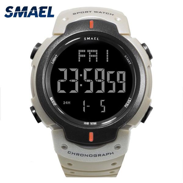 wristwatches smael brand 0915 mens sports watches men's military army watch 50m waterproof digital led electronics male clock, Slivery;brown
wristwatches smael brand 0915 mens sports watches men's military army watch 50m waterproof digital led electronics male clock, Slivery;brown
