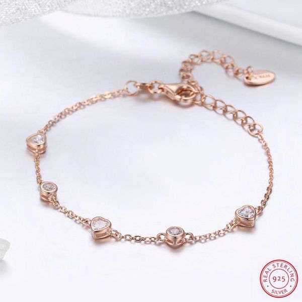 link, chain &omr 100% 925 sterling silver fashion women's jewelry bracelet 22cm for gift girl lady beauty of simplicity rose gold color, Black
link, chain &omr 100% 925 sterling silver fashion women's jewelry bracelet 22cm for gift girl lady beauty of simplicity rose gold color, Black