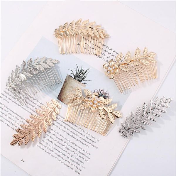 hair clips & barrettes gold color metal leaf clip girls hairpin barrette flowers rhinestone comb hairpins women accessories jewelry gifts, Golden;silver
hair clips & barrettes gold color metal leaf clip girls hairpin barrette flowers rhinestone comb hairpins women accessories jewelry gifts, Golden;silver