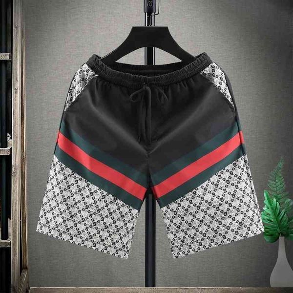 shorts men's summer wear thin easy dry capris leisure sports beach underpants + large basketball pants, White;black
shorts men's summer wear thin easy dry capris leisure sports beach underpants + large basketball pants, White;black