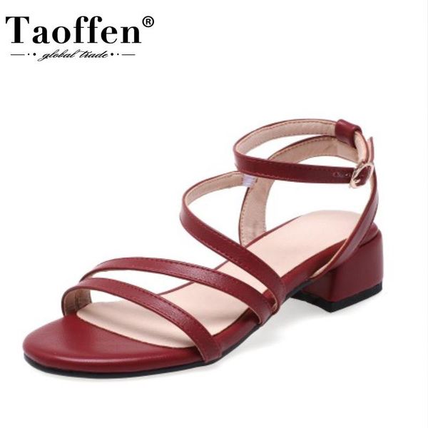 sandals taoffen size 30-43 women summer square heel shoes ankle strap fashion daily party footwear, Black
sandals taoffen size 30-43 women summer square heel shoes ankle strap fashion daily party footwear, Black