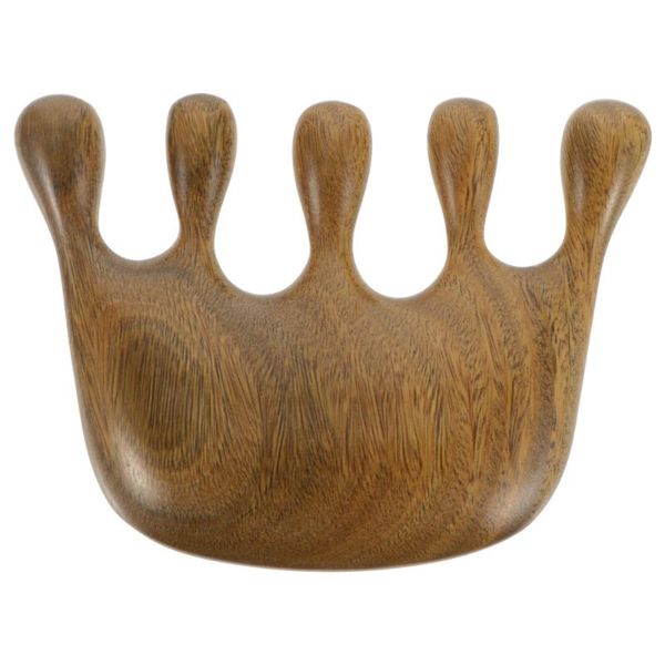 1pc useful wide tooth comb sandalwood hair head for brushes, Silver
1pc useful wide tooth comb sandalwood hair head for brushes, Silver